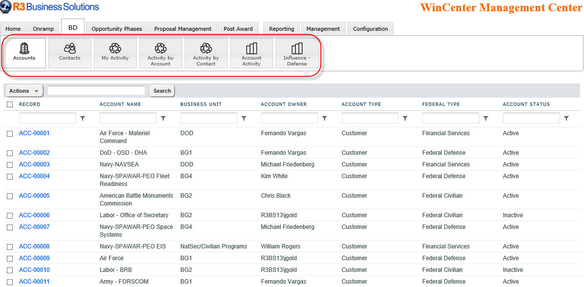 Account Management for GovCon on SharePoint